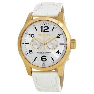 NWT Authentic Invicta Specialty Date Day Silver Dial Men's Watch